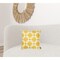 Homeroots Yellow Nautica Latice Printed Decorative Throw Pillow Cover 18 x 18 in. 355328 - alternate 3
